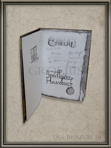 Call of Cthulhu | Spielleiter-Handbuch Pegasus Spiele Verlagsausgabe Signaturen
