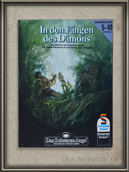 DSA-Abenteuer Cover Entwurf "In den Fängen des Dämons"