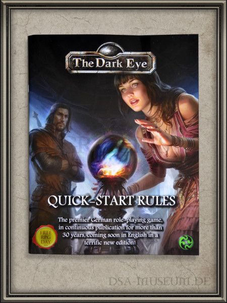 Free RPG-Day 2016 The Dark Eye Schnellstartregeln Front Cover